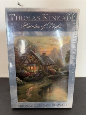 VTG Thomas Kinkade Painter of Light 300 Piece Jigsaw Puzzle Ceaco New Sealed