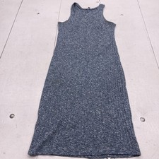 Cotton On Dress Womens Small Blue Knit Sleeveless Bodycon Tank Midi Casual