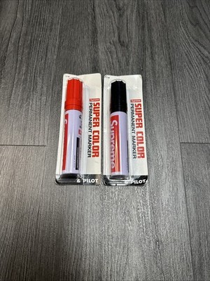 Supreme Pilot Super Color Permanent Marker Set of 2 New FW18 100% Authentic