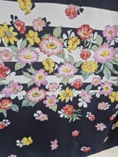 Oasis Size 14 Day Dress Navy Blue Floral Shift Lined Daisy Spring Flowers