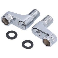 .G1/2 To G3/4 Shower Mixer Faucet Swing Arm Adapter Cold Hot Water Pipe Fixed