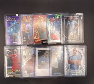 Erling Haaland Topps Finest/Superstars/Flagship/Pristine 10er Base/Num LOT