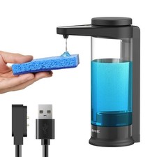 17oz. Touch-Free Rechargeable Automatic Liquid Soap Dispenser for Kitchen Dis...