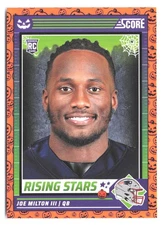 2024 Score-A-Treat #28 Joe Milton III Rising Stars Orange Pumpkin