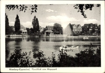 Ak Hamburg Nord Eppendorf, Rundblick vom Haynpark - 4960443