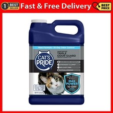 Cat'S Pride Max Power Triple Odor Guard Unscented Clumping Cat Litter, 15 Lb Jug