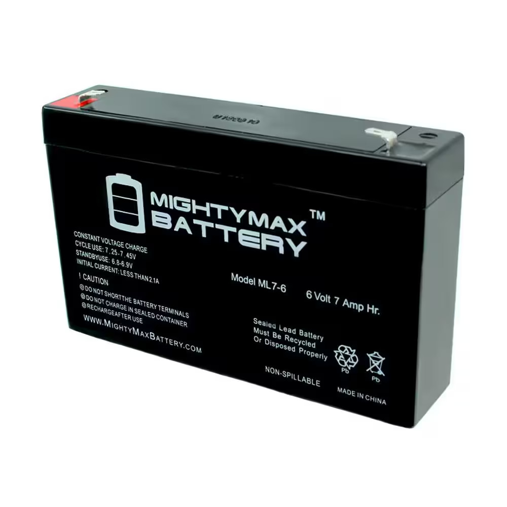 6V 7Ah SLA Replacement Battery for Kidtrax Eb670_Kidtrax