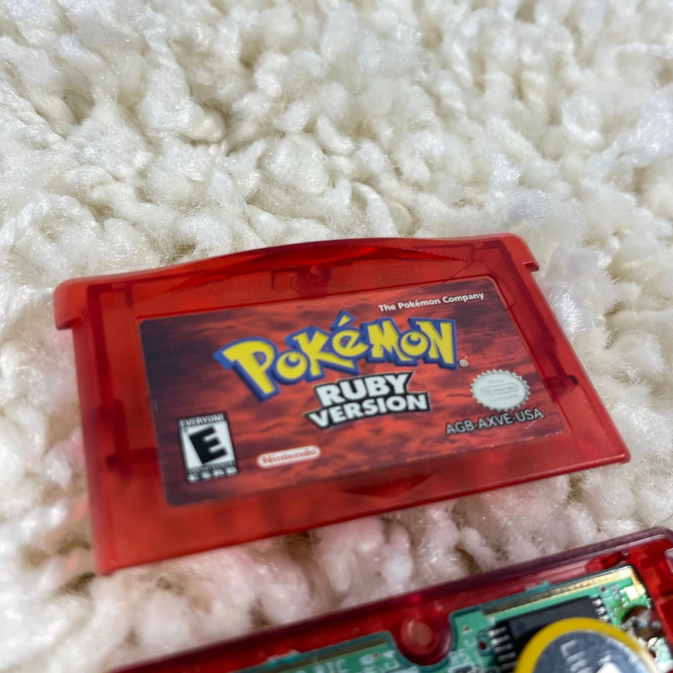 Pokemon Ruby Version (Nintendo Game Boy Advance, 2003) GBA Authentic New Battery - Image 3 of 4