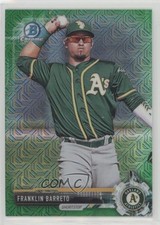 2017 Bowman Chrome Prospects Mega Box Green Refractor 74/99 Franklin Barreto 2sc