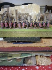 28mm Ancients Pro painted & based Republican Army Triarii x 24.
