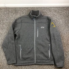 2023 STIO Jacket Wilcox Full Zip Fleece Dark Grey Hiking Outdoor Mens Medium