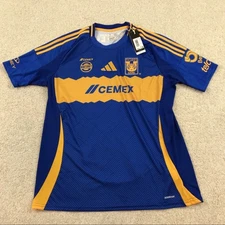 Adidas Tigres UANL Away Jersey 24/25 IN4281 Blue Men’s Size L