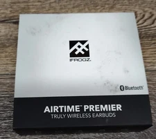 BRAND NEW IFROGZ Airtime Premier Wireless Earbuds WHITE Charging Case Bluetooth