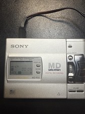 Sony MD Walkman MZ-R50 Portable Minidisc Player Recorder Tested  Working