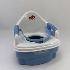 American Girl Bitty Baby Bitty Twins Blue Potty Seat for Dolls Works Well