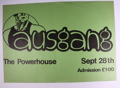Ausgang Poster Powerhouse Southampton Original Live Gig Flyer UK Circa 1988