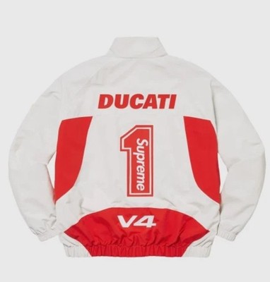 Supreme x Ducati Track Jacket Light Grey 24SS | eBay