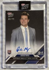 Drake Maye - 2024 TOPPS NOW Card D-3B Black 06/99 Auto RC