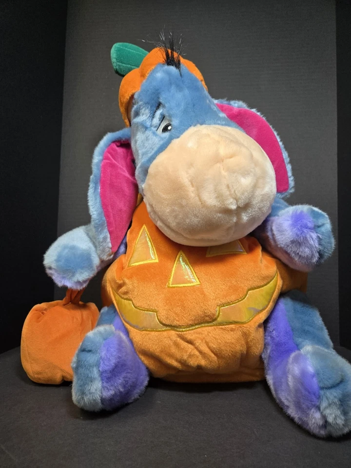 Disney Eeyore Pumpkin Halloween Plush Jumbo 23" - Image 4 of 4
