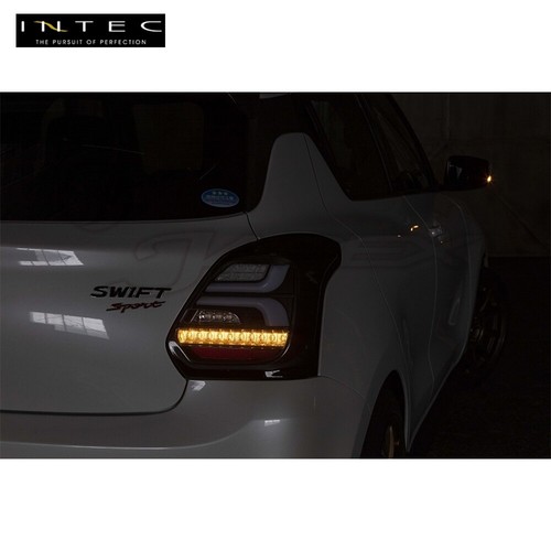 INTEC LED Tail Lights Red Lens Inner Chrome for SWIFT SPORT ZC33S TL-ZC33-RC - Picture 2 of 8