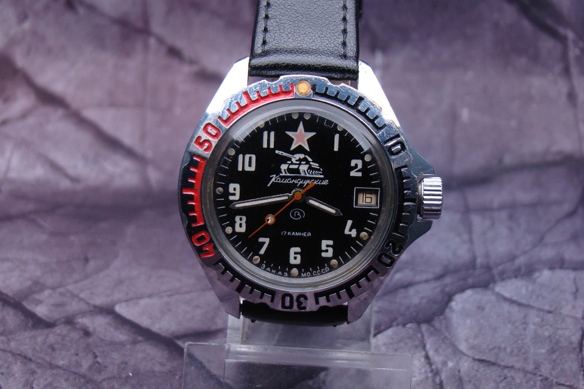 Russian tank commander watch cheap