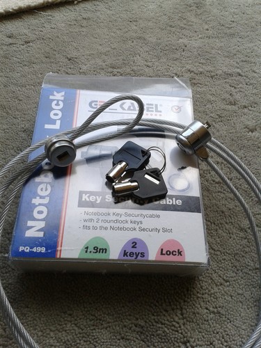 Notebook computer lock key security cable - Photo 11/12