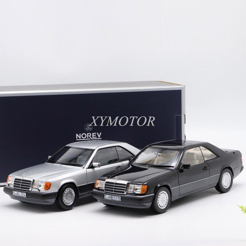 NOREV 1:18 BENZ C124 300CE E Class Diecast Model Car Toys Gifts  Silver/Black