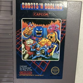 Ghosts 'n Goblins (5 Screw) (Nintendo Entertainment System, Nes, 1986) Tested
