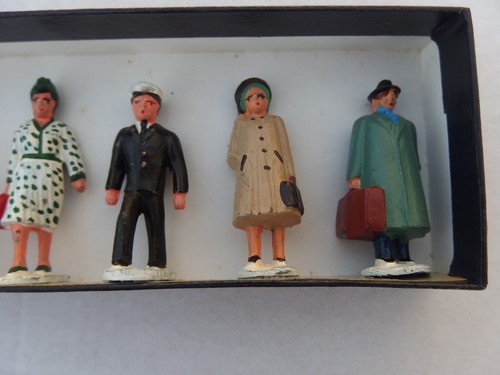 personnages de gare en plomb MDM la vie du rail - boite O - O Hornby Preiser - Imagen 13 de 13