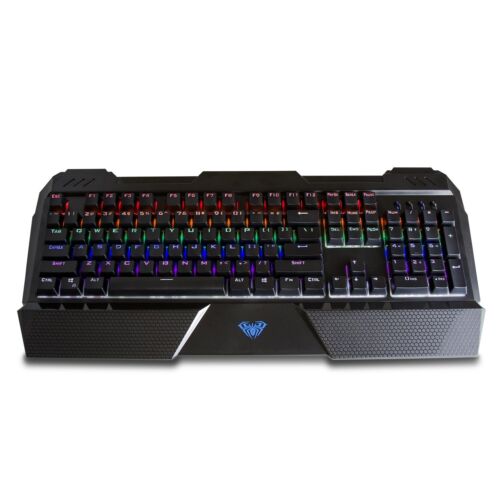 NEW AULA Sapphire Backlit Mechanical Gaming Keyboard for Gamers, MMORPG, Stream - Picture 2 of 8