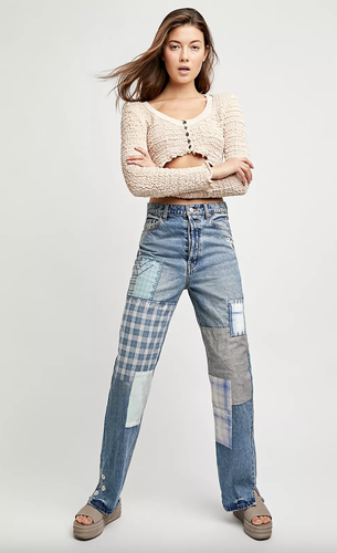 Free People Steinbeck Patched Straight 