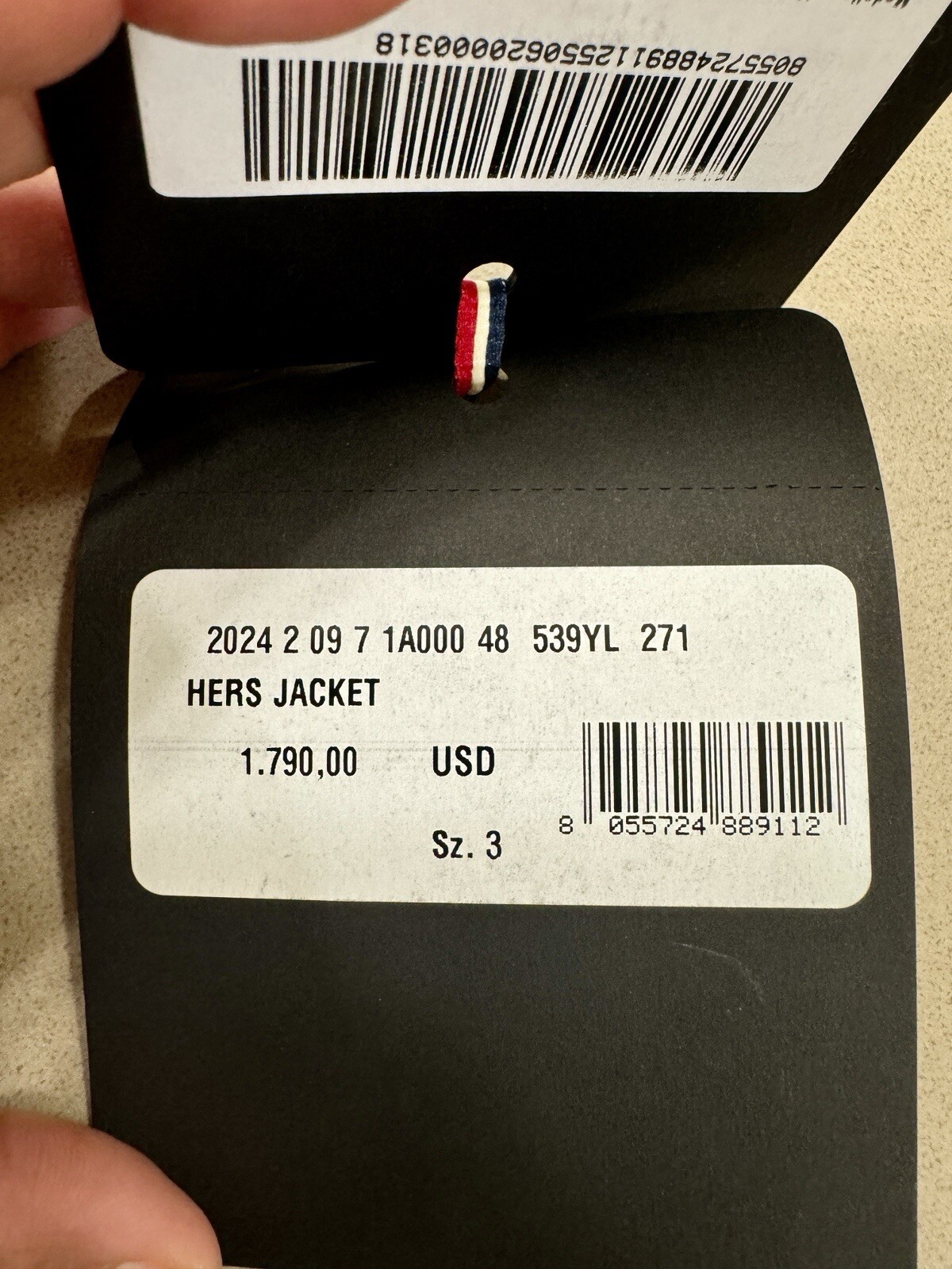 Moncler Hers Packable Short Down Jacket; Size 3 M… - image 15