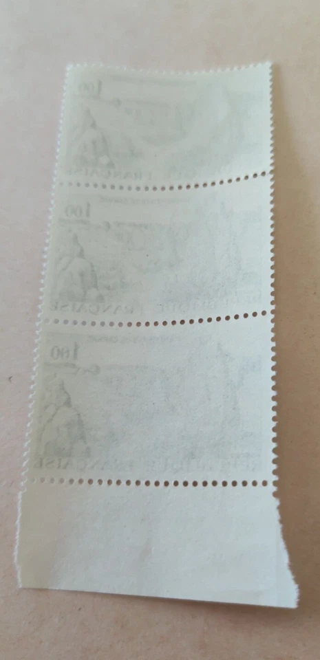 Bloc 3 TIMBRES FRANCE 1965 YT1440 Alignement De Carnac En Morbihan - Photo 3/3