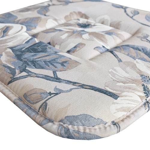 Set 4 Cuscini Sedia Shabby Chic Universali Cotone Lavabili Coprisedie Morbidi - Foto 3 di 4