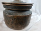 Attractive antique 19th C. covered pot, heavily patinated — photo 4