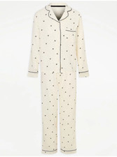 Ladies New Ex George 100% Cotton Star Print Pyjamas Size 4 6 8 10 12 14 16 18 20