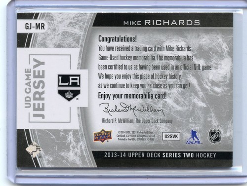 2013-14 Upper Deck Game Jerseys Pick what you need!!! - Picture 35 of 65
