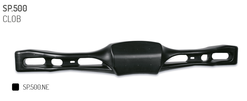 Go Kart KG CIK Rear Plastic Bumper Black Clob SP.500 Clob Karting