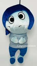 Disney Pixar Movie INSIDE OUT SADNESS 13" Stuffed Plush Zipper Compartment