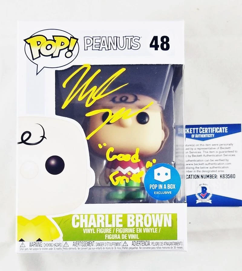 Eve stewardesse Lim NOAH SCHNAPP SIGNED CHARLIE BROWN FUNKO POP IN A BOX PEANUTS BAS COA 560 |  eBay