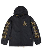 MASON WINDBREAKER Freemason Fraternity Long Sleeve Jacket Pullover