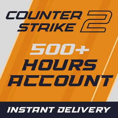 Steam Account | CSGO CS2 | 500 hours + | Instant Delivery