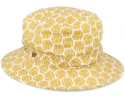 Brixton Hardy Bucket Hat Honey Colour Repeat Elephant Print RRP £40 - Picture 3 of 5