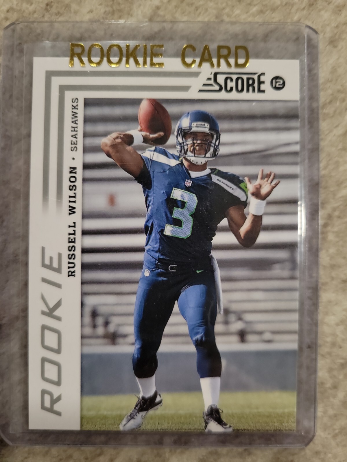 2012 Panini Score #372 Russell Wilson Mint Rookie Card Seattle Seahawks