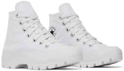 Converse Chuck Taylor All Star Lugged High White/White Women Size 7 565902C New