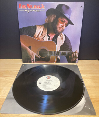 Hank Williams Jr Major Moves 1984 Vinyl Record LP