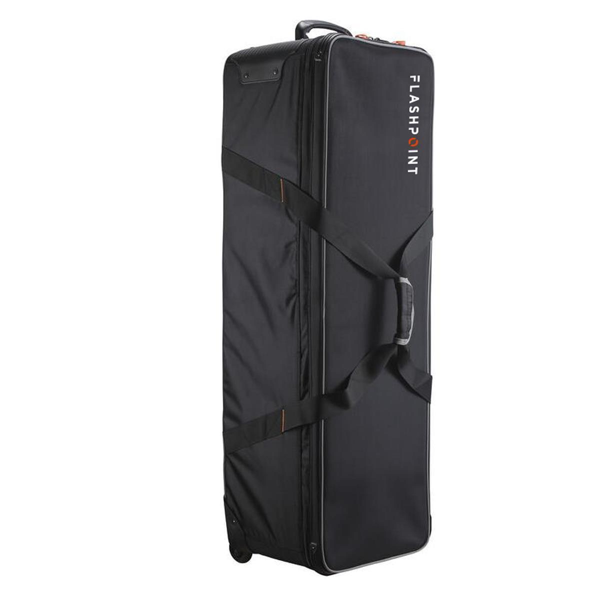 Сумка-переноска Flashpoint CB-01 44.9 на колесиках для легкой подставки и штатива, черная