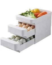 Bandeja de huevos de 3 capas con 30 rejillas