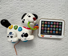 Fisher Price Laugh and Learn Smart Stages Tablet and Vtech pull and sing puppy