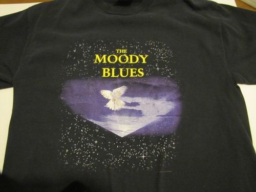 MOODY BLUES CONCERT T-SHIRT BLACK SZ 